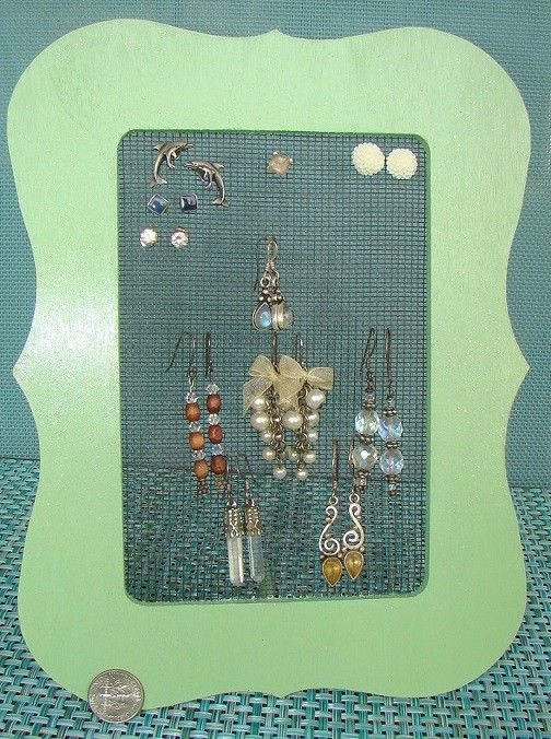 Handmade Tabletop/Dresser Jewelry Organizers (3 Color Choices)