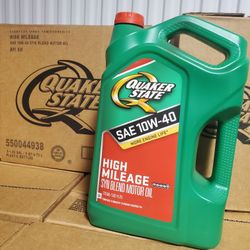 Special Price QUAKER STATE 10w40 High Milage Case 3GAL 5QT 