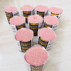 Lot of 10 BERNAT TABRIZ Pre-cut Yarn Latch Hook 360Pcs 5565 Light Rose 0.9oz USA