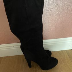 black heel boots 