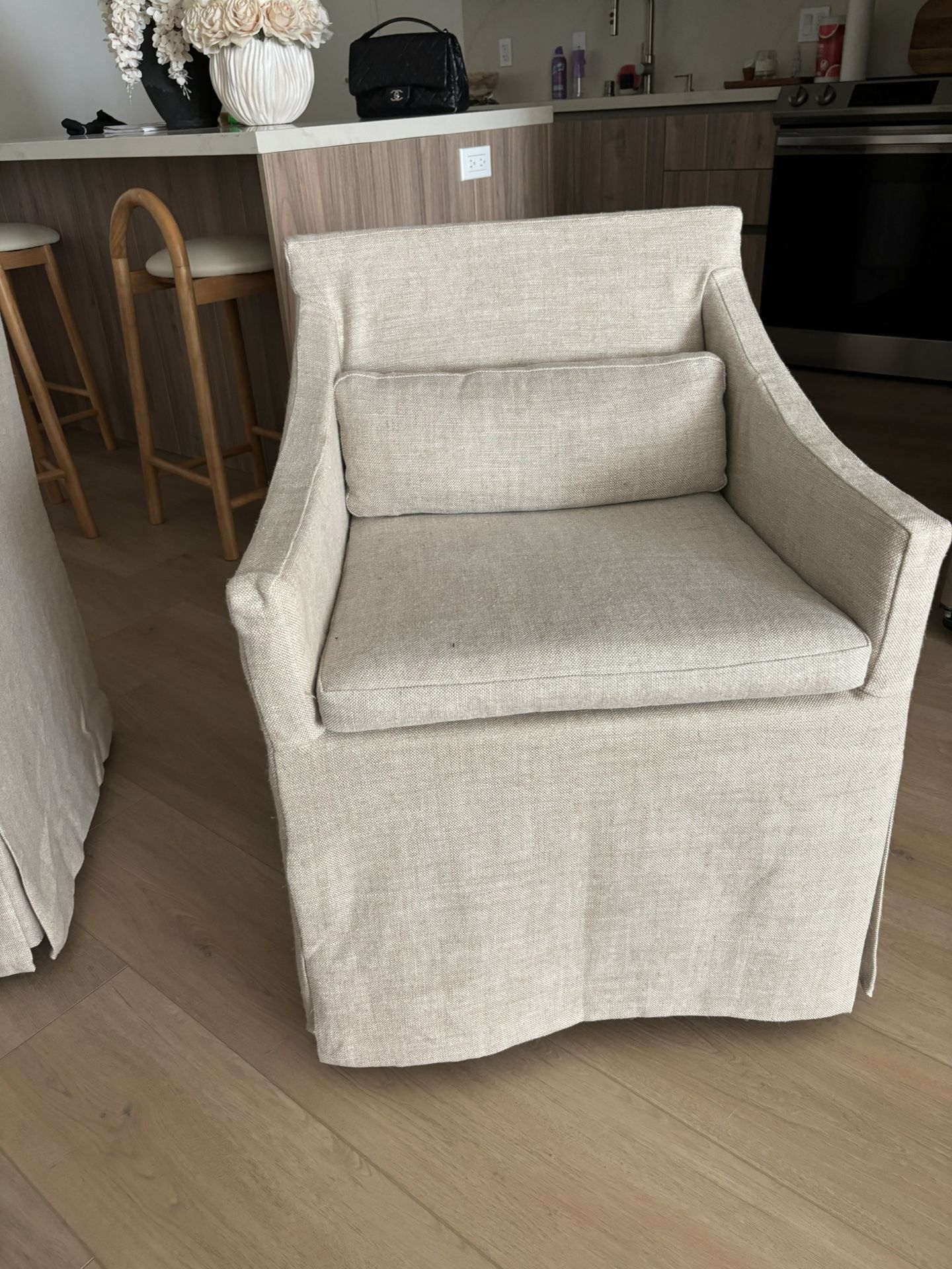 Restoration Hardware Rolling Chairs (6 Chairs)