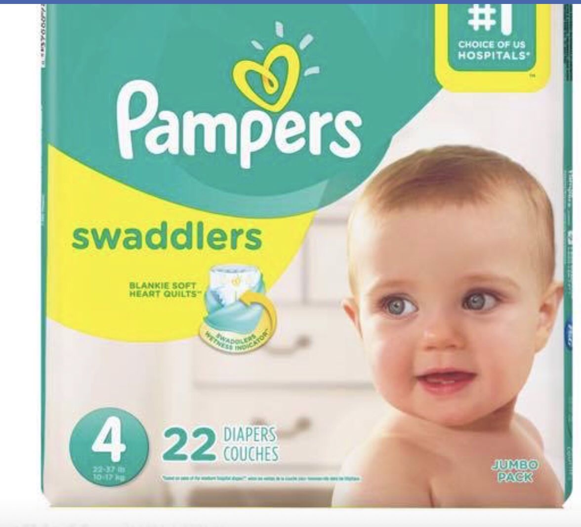 New pampers Swaddlers size 4. I have 14 left at $5 each