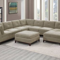 Sectional With Ottoman 