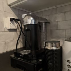Nespresso Vertuo + Aeroccino + Capsule Drawer