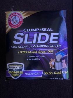 Arm and hammer clump seal slide cat litter