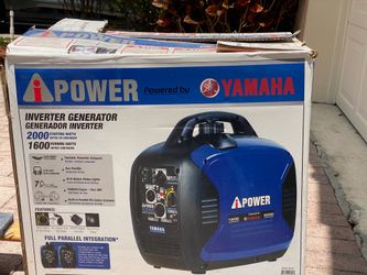 YAMAHA Portable Generator, 2000W Ultra-Quiet (A-iPower Portable Inverter Generator) - New\unused