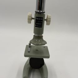 Vintage Tasco Deluxe Microscope 75x, 300x, 600x, Gs 600, Science Vintage