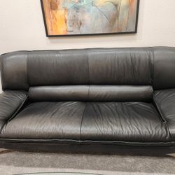 FREE! Leather Sofa and Two Matching Chairs 