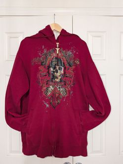 Vintage Avirex Cross Zip Up Hoodie