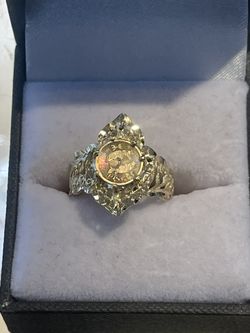10KT Pisces Ring 
