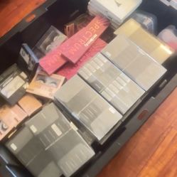 I Have A Big container full of lashes make up sponges eyeshadows give me an offer