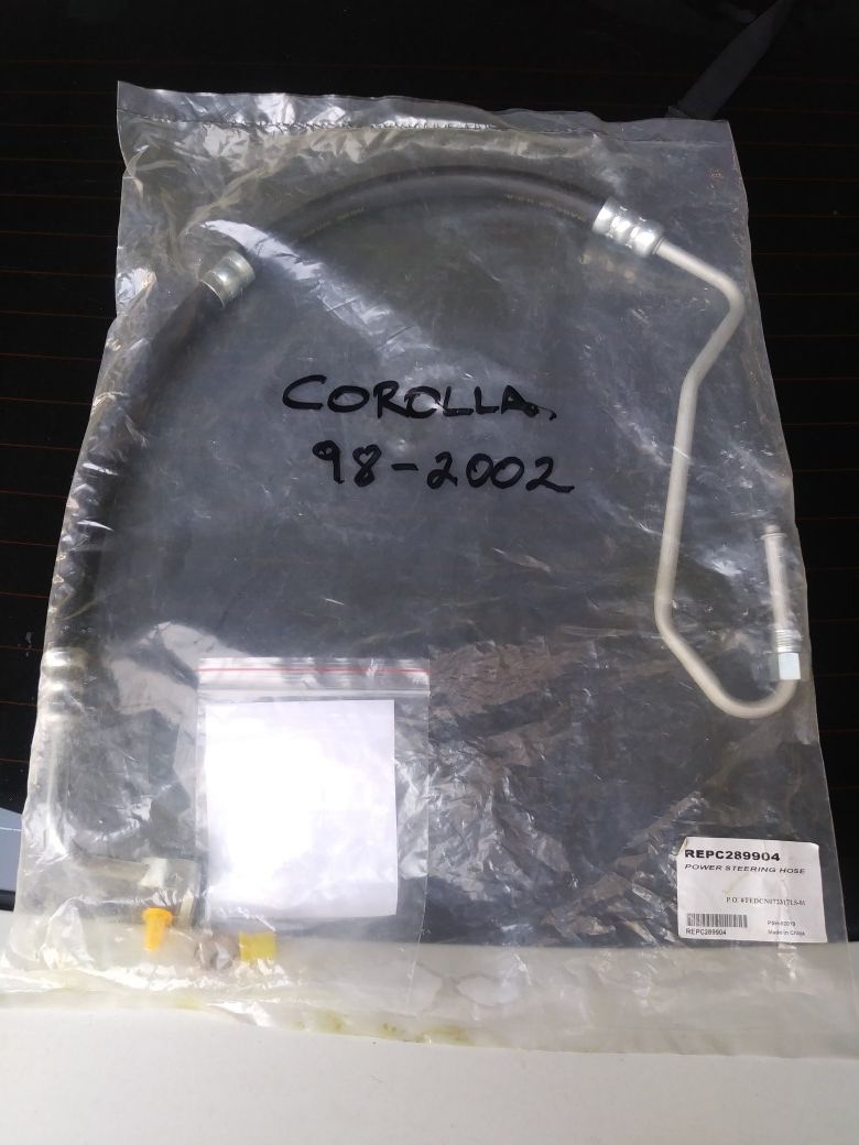New Toyota Corolla power steering hose