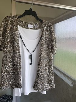 NEW VERY NICE ALFRED DUNNER TOP SIZE S