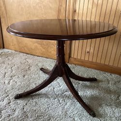 Cherry Wood Oval Table