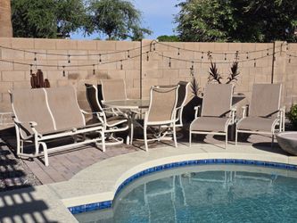 Patio Set 8 Piece Tropitone Brand