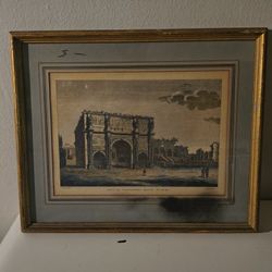 Antique Engraving Print