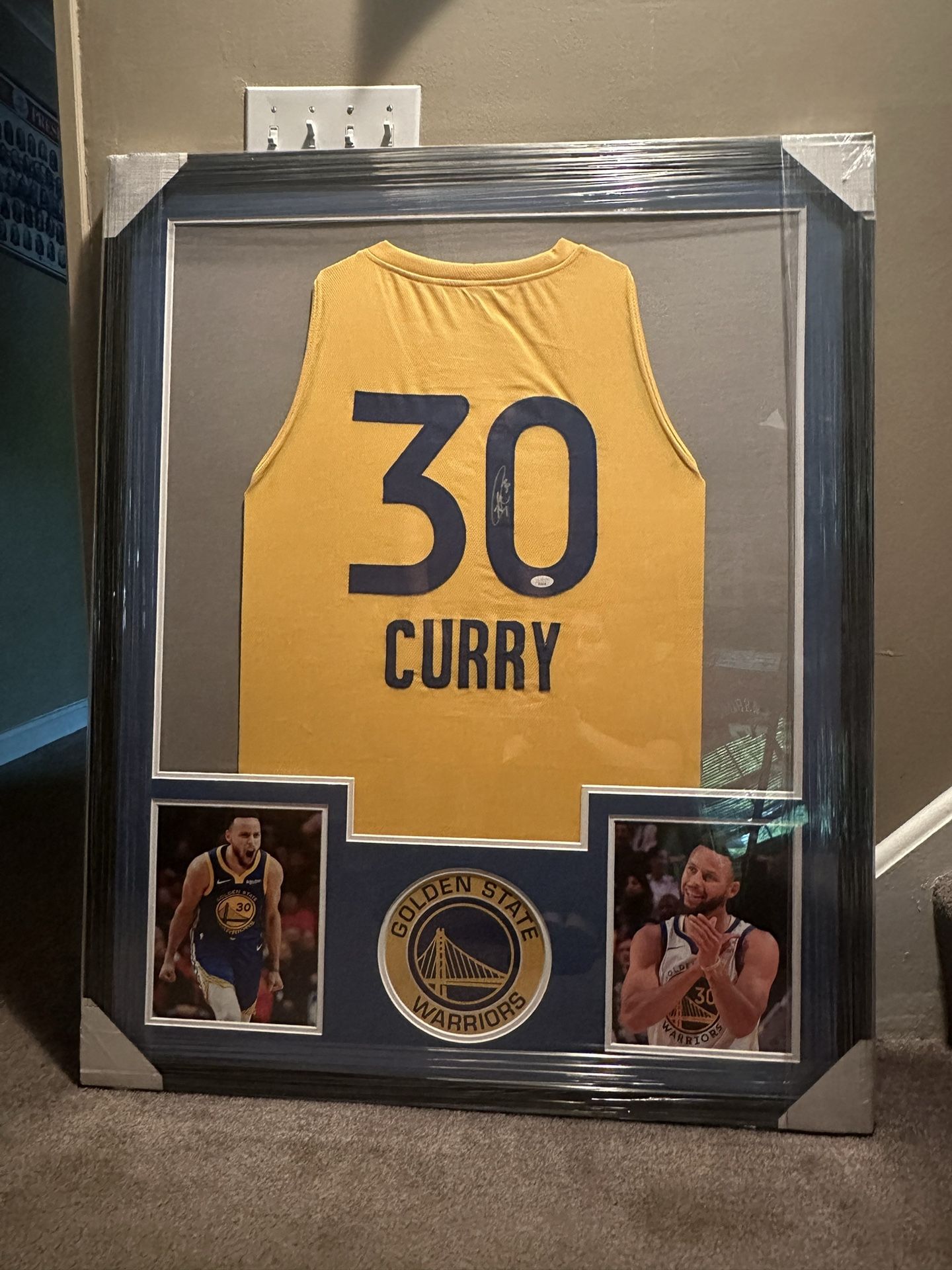 Steph curry autographed Jersey