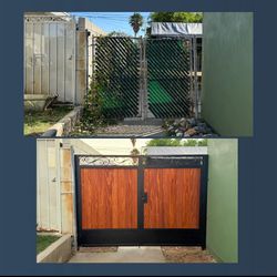 Wrought iron gates