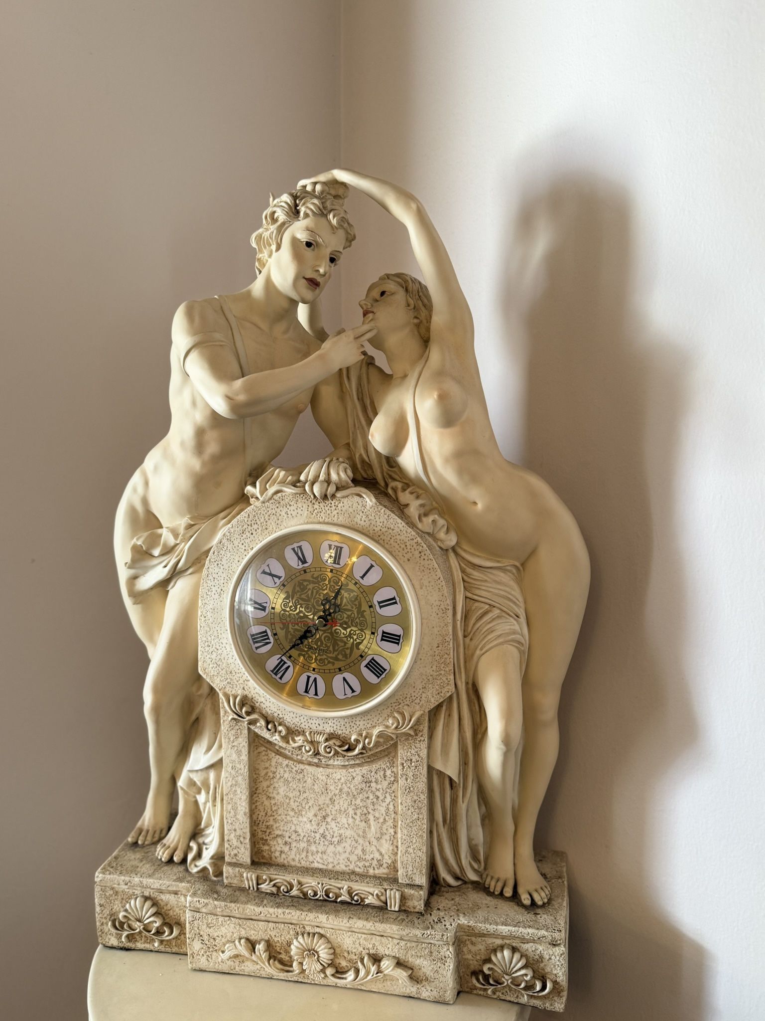 Antique Clock With Stand
