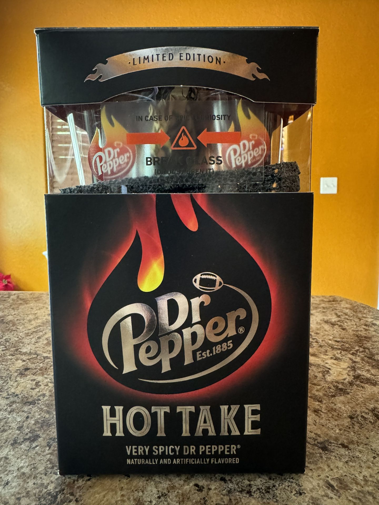 Dr. Pepper Hot Take Kit - Very Spicy Flavor Rare Limited Edition - New In Box