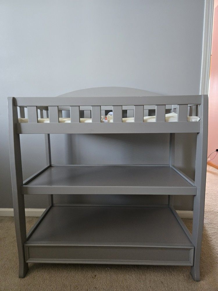 Delta Gray Changing Table