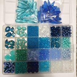 Blue Beads 2, Jewelry Making Beads 💙  2