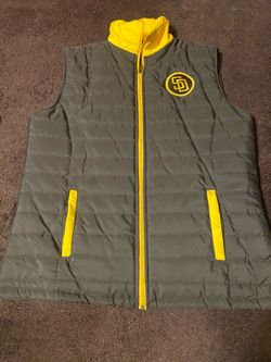 2026 San Diego Padres Puffer Vest Size XL Adult