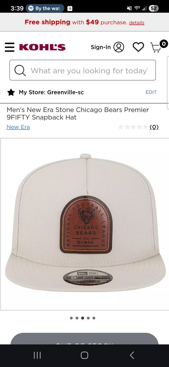 Bears Snapback HAT