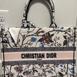 Christian Dior Floral Tote