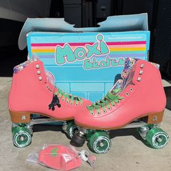 Moxi Roller Skates – Size 9 – Watermelon & Green – Brand New with Tags