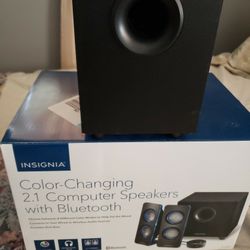 Insignia Color Changing 2.1 Computer Speaker With Bluetooth