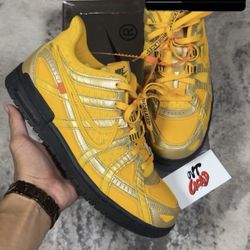 Nike Air Rubber Dunk Off-White University Gold