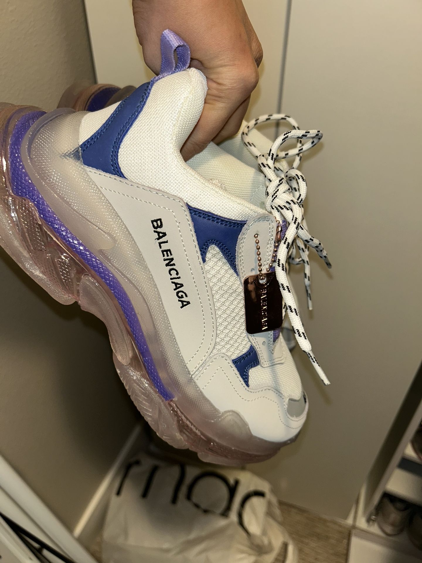 Balenciaga Sneakers White And Purple
