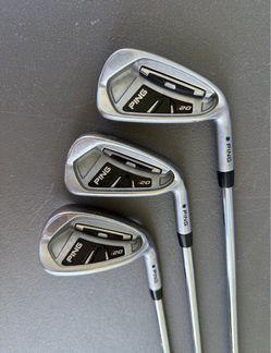 Ping i20 Iron Set 4,5, U Utility Wedge CFS Stiff Steel Shafts RH
