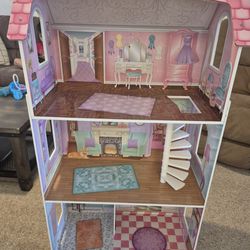 Three story Barbie doll house
