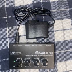Depusheng DA400 4-Channel Portable Stereo Headphone Amplifier-Professional Mini