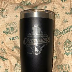 Yeti Dodgers World Series Rambler 20 oz. 