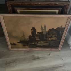 Extremely old antique picture