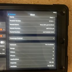 Space Gray iPad 128 GB