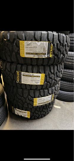 285/75/16 a plus tires installed and balanced
