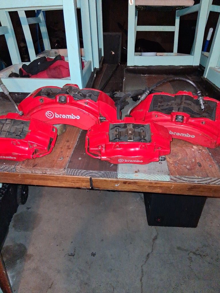 2012 - 16 OEM Grqnd Cherokee SRT Brembo Brake Caliper Set W/ Cables