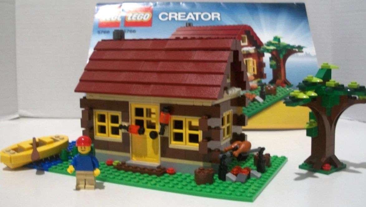LEGO CREATOR 3 in 1 LOG CABIN 5766 COMPLETE
