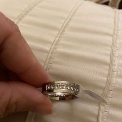 Mens Fashion Stainless Steel Wedding Band Size 10 Mark I Love U 