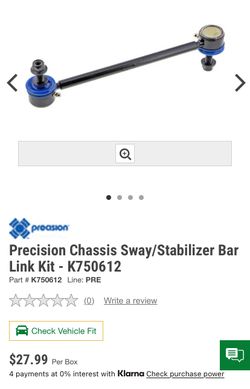 Precision Chassis Sway/Stabilizer Bar Link Kit