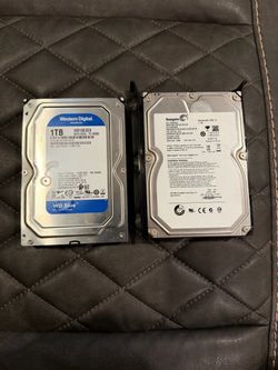 WD 1TB + SEAGATE 1TB