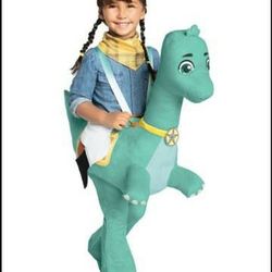 One Size Teal Toddler/Kid unisex Clover Ride-Along Dino Costume - $5