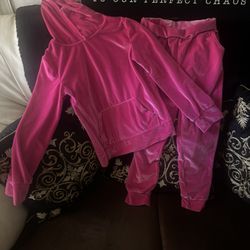 Hot Pink Sweatsuit