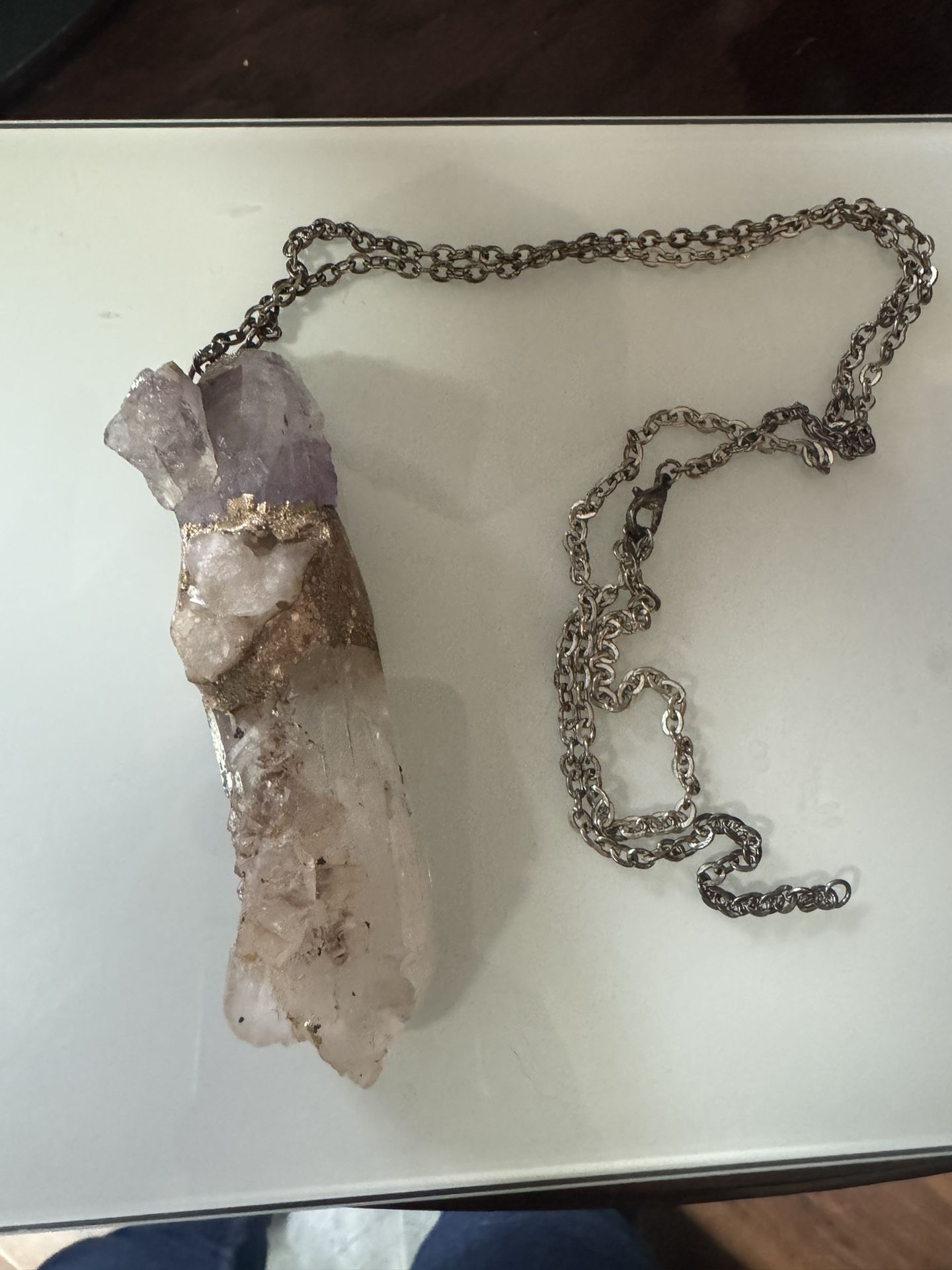 Gorgeous Quartz & Amethyst Necklace