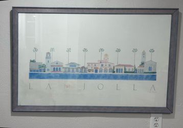 La Jolla Skyline Framed Art Print