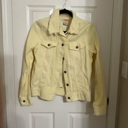 Yellow Cordoroy Jacket Size Large
